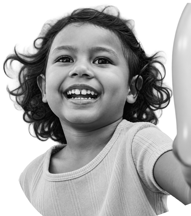 A smiling child